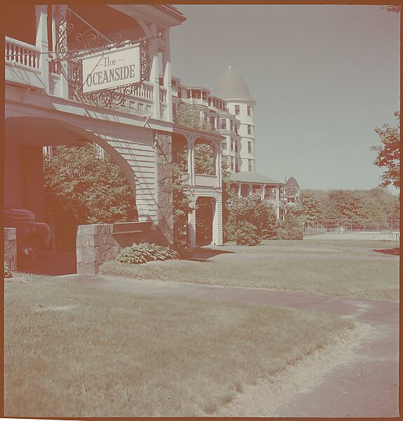 [46 Views of Massachusetts Resort Hotels for Fortune Article "Summer North of Boston"], Walker Evans (American, St. Louis, Missouri 1903–1975 New Haven, Connecticut), Color film transparency