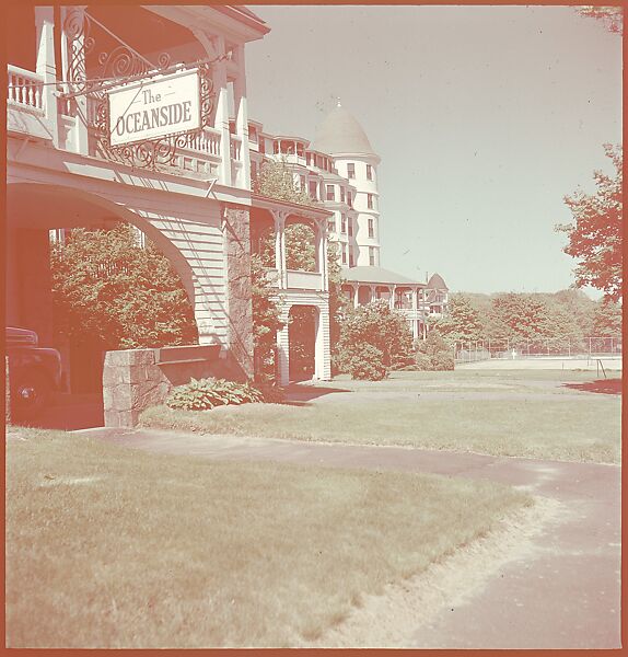 [46 Views of Massachusetts Resort Hotels for Fortune Article "Summer North of Boston"], Walker Evans (American, St. Louis, Missouri 1903–1975 New Haven, Connecticut), Color film transparency