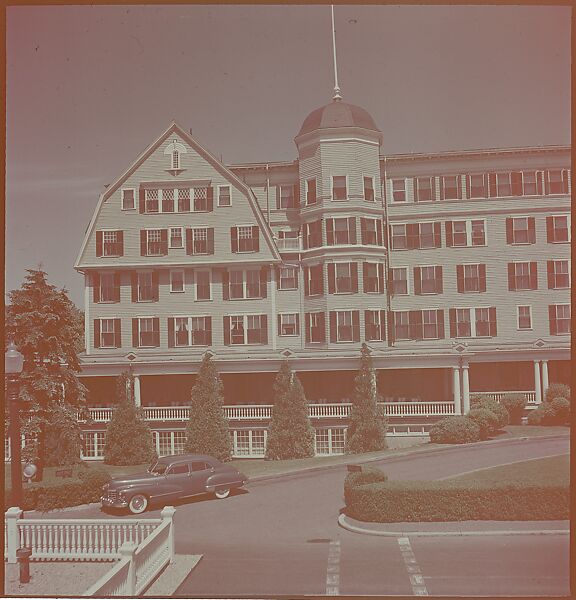 [46 Views of Massachusetts Resort Hotels for Fortune Article "Summer North of Boston"], Walker Evans (American, St. Louis, Missouri 1903–1975 New Haven, Connecticut), Color film transparency