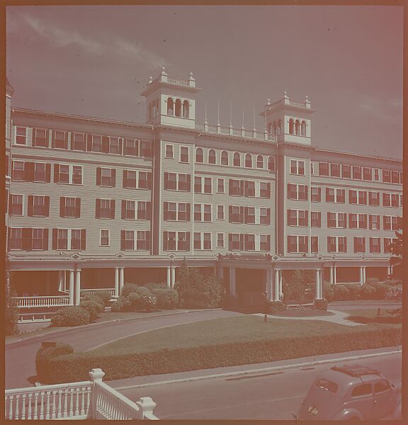 [46 Views of Massachusetts Resort Hotels for Fortune Article "Summer North of Boston"], Walker Evans (American, St. Louis, Missouri 1903–1975 New Haven, Connecticut), Color film transparency
