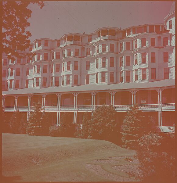 [46 Views of Massachusetts Resort Hotels for Fortune Article "Summer North of Boston"], Walker Evans (American, St. Louis, Missouri 1903–1975 New Haven, Connecticut), Color film transparency
