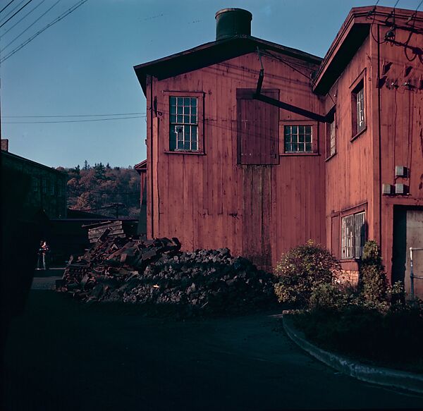 [Nine Architectural Views and Street Scenes for Fortune Article "Collings Co., Collingsville, Conn."], Walker Evans (American, St. Louis, Missouri 1903–1975 New Haven, Connecticut), Color film transparency 