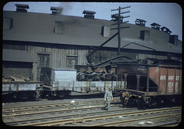 [Views from the Train, for the Series "Along the Right of Way," Fortune Magazine, 1950], Walker Evans (American, St. Louis, Missouri 1903–1975 New Haven, Connecticut), Color film transparencies