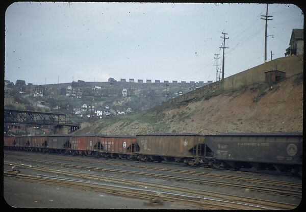 [Views from the Train, for the Series "Along the Right of Way," Fortune Magazine, 1950], Walker Evans (American, St. Louis, Missouri 1903–1975 New Haven, Connecticut), Color film transparencies