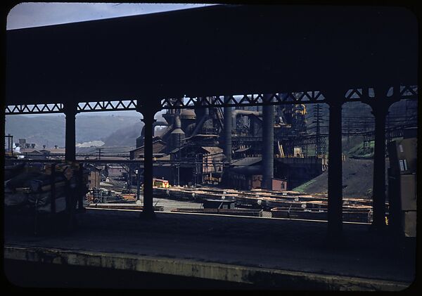 [Views from the Train, for the Series "Along the Right of Way," Fortune Magazine, 1950], Walker Evans (American, St. Louis, Missouri 1903–1975 New Haven, Connecticut), Color film transparencies