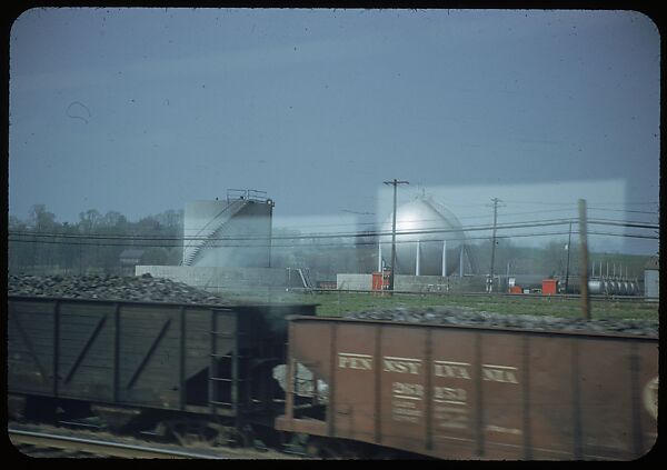 [Views from the Train, for the Series "Along the Right of Way," Fortune Magazine, 1950], Walker Evans (American, St. Louis, Missouri 1903–1975 New Haven, Connecticut), Color film transparencies