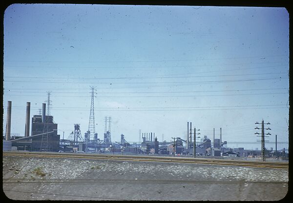 [Views from the Train, for the Series "Along the Right of Way," Fortune Magazine, 1950], Walker Evans (American, St. Louis, Missouri 1903–1975 New Haven, Connecticut), Color film transparencies