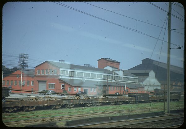 [Views from the Train, for the Series "Along the Right of Way," Fortune Magazine, 1950], Walker Evans (American, St. Louis, Missouri 1903–1975 New Haven, Connecticut), Color film transparencies