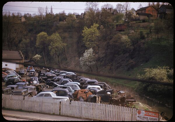 [Views from the Train, for the Series "Along the Right of Way," Fortune Magazine, 1950], Walker Evans (American, St. Louis, Missouri 1903–1975 New Haven, Connecticut), Color film transparencies