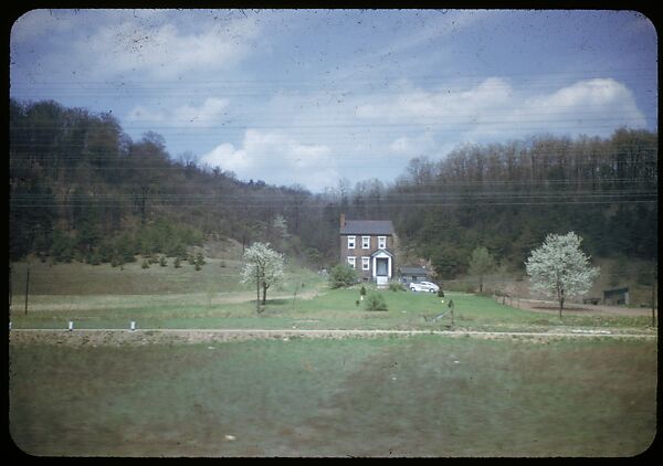 [Views from the Train, for the Series "Along the Right of Way," Fortune Magazine, 1950], Walker Evans (American, St. Louis, Missouri 1903–1975 New Haven, Connecticut), Color film transparencies