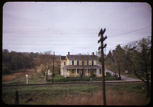 [Views from the Train, for the Series "Along the Right of Way," Fortune Magazine, 1950], Walker Evans (American, St. Louis, Missouri 1903–1975 New Haven, Connecticut), Color film transparencies