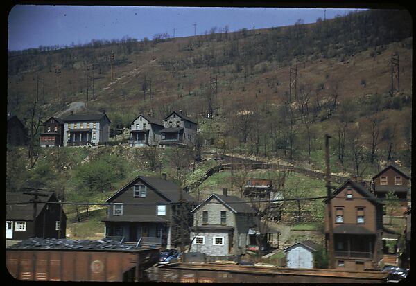 [Views from the Train, for the Series "Along the Right of Way," Fortune Magazine, 1950], Walker Evans (American, St. Louis, Missouri 1903–1975 New Haven, Connecticut), Color film transparencies