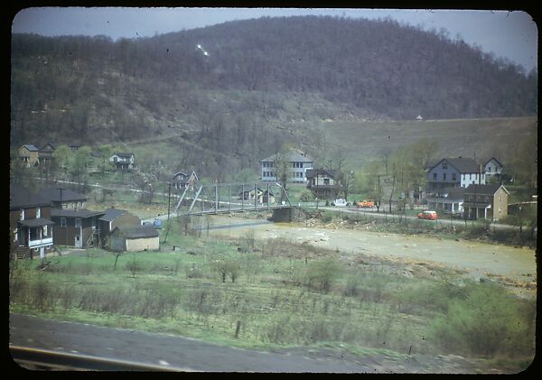 [Views from the Train, for the Series "Along the Right of Way," Fortune Magazine, 1950], Walker Evans (American, St. Louis, Missouri 1903–1975 New Haven, Connecticut), Color film transparencies