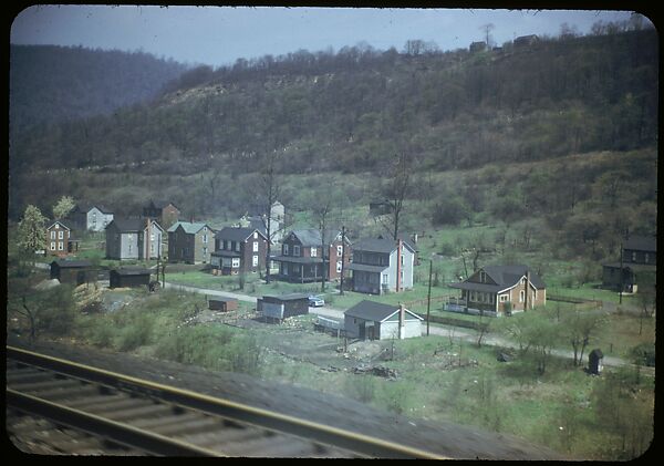 [Views from the Train, for the Series "Along the Right of Way," Fortune Magazine, 1950], Walker Evans (American, St. Louis, Missouri 1903–1975 New Haven, Connecticut), Color film transparencies
