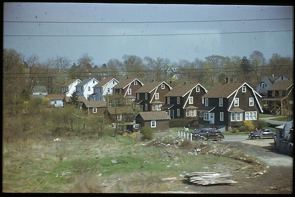 [Views from the Train, for the Series "Along the Right of Way," Fortune Magazine, 1950], Walker Evans (American, St. Louis, Missouri 1903–1975 New Haven, Connecticut), Color film transparencies