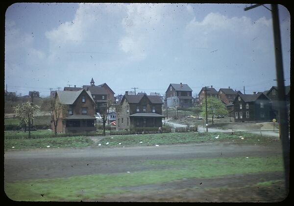 [Views from the Train, for the Series "Along the Right of Way," Fortune Magazine, 1950], Walker Evans (American, St. Louis, Missouri 1903–1975 New Haven, Connecticut), Color film transparencies
