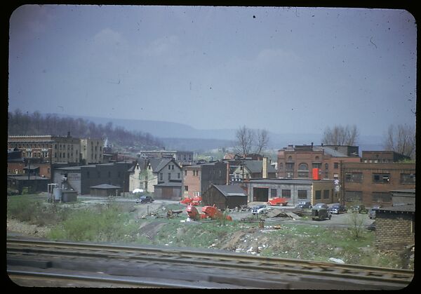 [Views from the Train, for the Series "Along the Right of Way," Fortune Magazine, 1950], Walker Evans (American, St. Louis, Missouri 1903–1975 New Haven, Connecticut), Color film transparencies