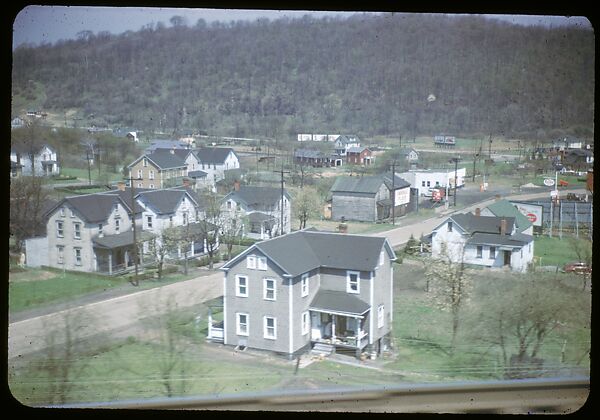 [Views from the Train, for the Series "Along the Right of Way," Fortune Magazine, 1950], Walker Evans (American, St. Louis, Missouri 1903–1975 New Haven, Connecticut), Color film transparencies