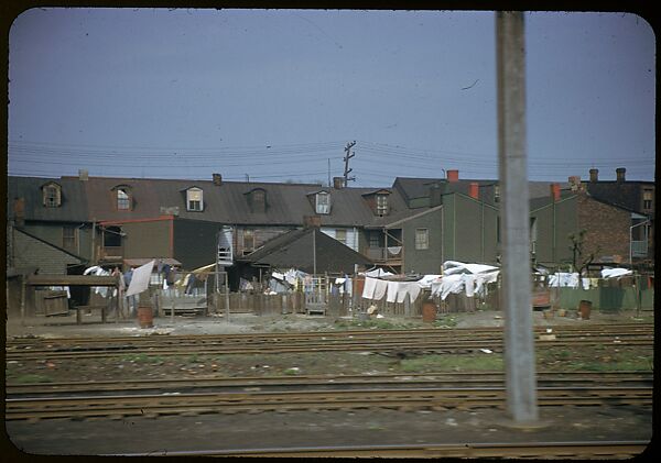 [Views from the Train, for the Series "Along the Right of Way," Fortune Magazine, 1950], Walker Evans (American, St. Louis, Missouri 1903–1975 New Haven, Connecticut), Color film transparencies
