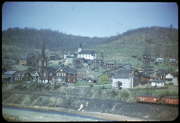 [Views from the Train, for the Series "Along the Right of Way," Fortune Magazine, 1950], Walker Evans (American, St. Louis, Missouri 1903–1975 New Haven, Connecticut), Color film transparencies