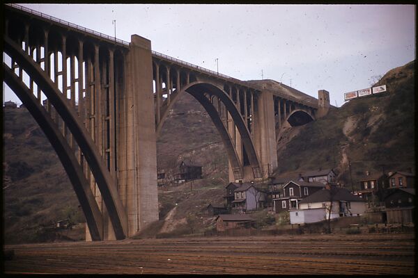 [Views from the Train, for the Series "Along the Right of Way," Fortune Magazine, 1950], Walker Evans (American, St. Louis, Missouri 1903–1975 New Haven, Connecticut), Color film transparencies