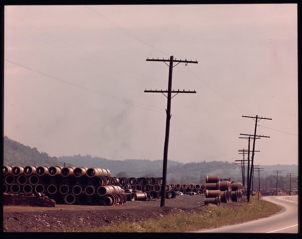 [12 Views of Ohio Clay Plants for Fortune Article "Clay: The Commonest Industrial Raw Material"], Walker Evans (American, St. Louis, Missouri 1903–1975 New Haven, Connecticut), Color film transparency