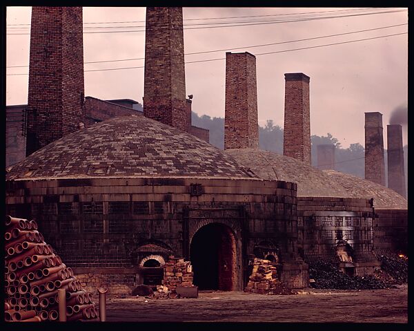 [12 Views of Ohio Clay Plants for Fortune Article "Clay: The Commonest Industrial Raw Material"], Walker Evans (American, St. Louis, Missouri 1903–1975 New Haven, Connecticut), Color film transparency