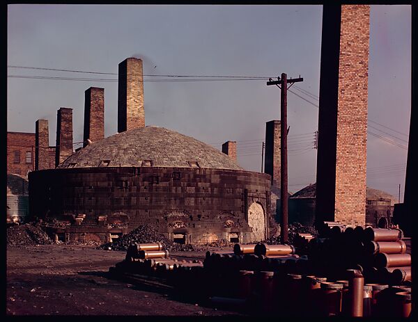 [12 Views of Ohio Clay Plants for Fortune Article "Clay: The Commonest Industrial Raw Material"], Walker Evans (American, St. Louis, Missouri 1903–1975 New Haven, Connecticut), Color film transparency