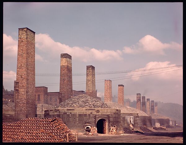 [12 Views of Ohio Clay Plants for Fortune Article "Clay: The Commonest Industrial Raw Material"], Walker Evans (American, St. Louis, Missouri 1903–1975 New Haven, Connecticut), Color film transparency