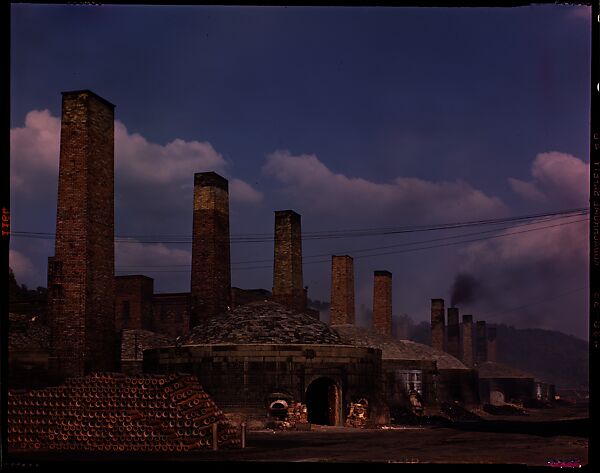 [12 Views of Ohio Clay Plants for Fortune Article "Clay: The Commonest Industrial Raw Material"], Walker Evans (American, St. Louis, Missouri 1903–1975 New Haven, Connecticut), Color film transparency