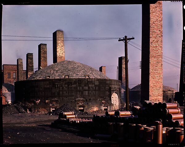 [12 Views of Ohio Clay Plants for Fortune Article "Clay: The Commonest Industrial Raw Material"], Walker Evans (American, St. Louis, Missouri 1903–1975 New Haven, Connecticut), Color film transparency