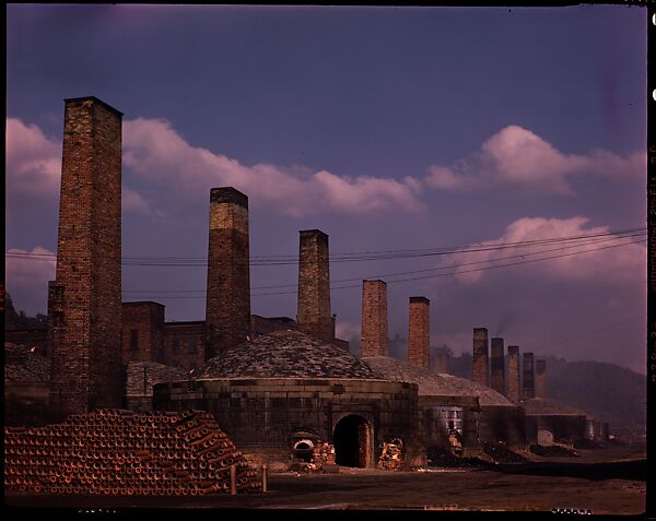 [12 Views of Ohio Clay Plants for Fortune Article "Clay: The Commonest Industrial Raw Material"], Walker Evans (American, St. Louis, Missouri 1903–1975 New Haven, Connecticut), Color film transparency