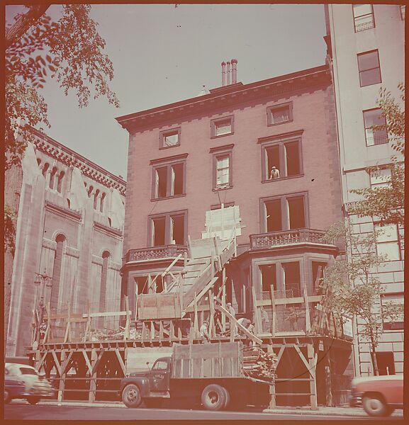[101 Views and Details of Demolition Sites, New York City, for Fortune Article "The Wreckers"], Walker Evans (American, St. Louis, Missouri 1903–1975 New Haven, Connecticut), Color film transparency