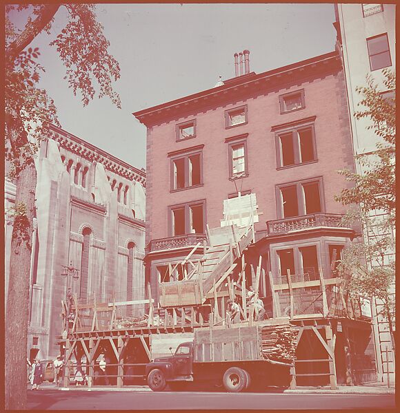 [101 Views and Details of Demolition Sites, New York City, for Fortune Article "The Wreckers"], Walker Evans (American, St. Louis, Missouri 1903–1975 New Haven, Connecticut), Color film transparency