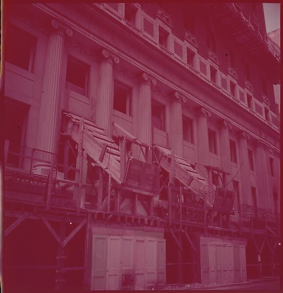 [101 Views and Details of Demolition Sites, New York City, for Fortune Article "The Wreckers"], Walker Evans (American, St. Louis, Missouri 1903–1975 New Haven, Connecticut), Color film transparency
