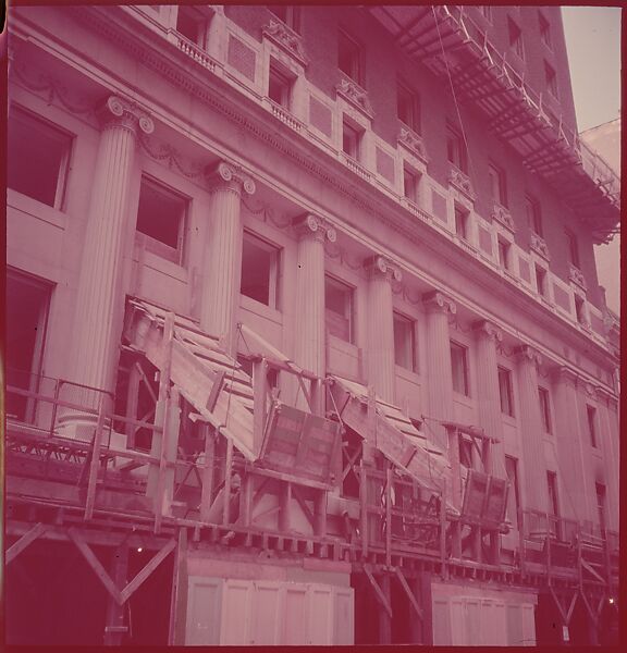 [101 Views and Details of Demolition Sites, New York City, for Fortune Article "The Wreckers"], Walker Evans (American, St. Louis, Missouri 1903–1975 New Haven, Connecticut), Color film transparency