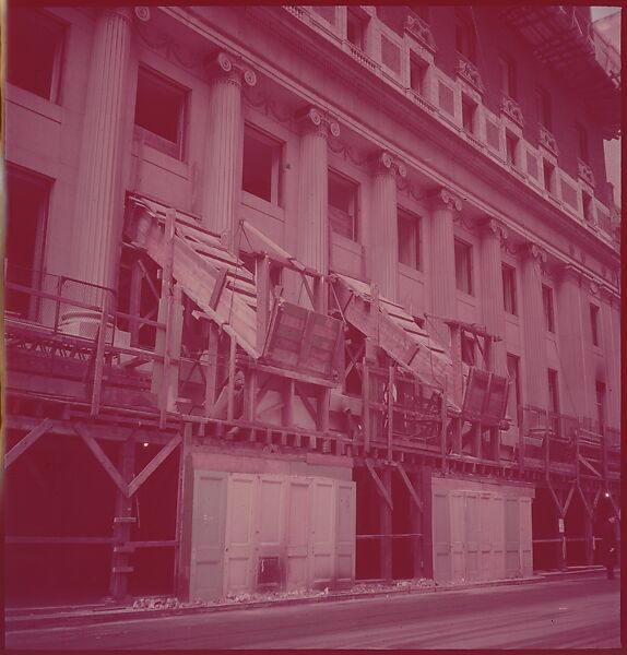 [101 Views and Details of Demolition Sites, New York City, for Fortune Article "The Wreckers"], Walker Evans (American, St. Louis, Missouri 1903–1975 New Haven, Connecticut), Color film transparency