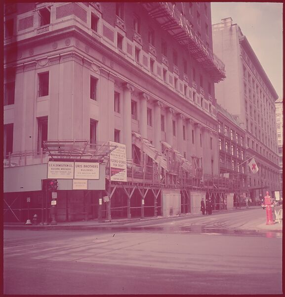 [101 Views and Details of Demolition Sites, New York City, for Fortune Article "The Wreckers"], Walker Evans (American, St. Louis, Missouri 1903–1975 New Haven, Connecticut), Color film transparency