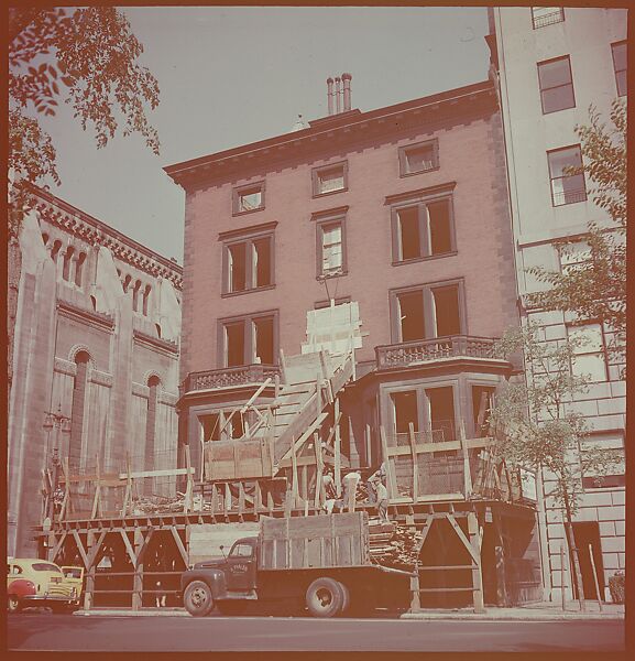 [101 Views and Details of Demolition Sites, New York City, for Fortune Article "The Wreckers"], Walker Evans (American, St. Louis, Missouri 1903–1975 New Haven, Connecticut), Color film transparency
