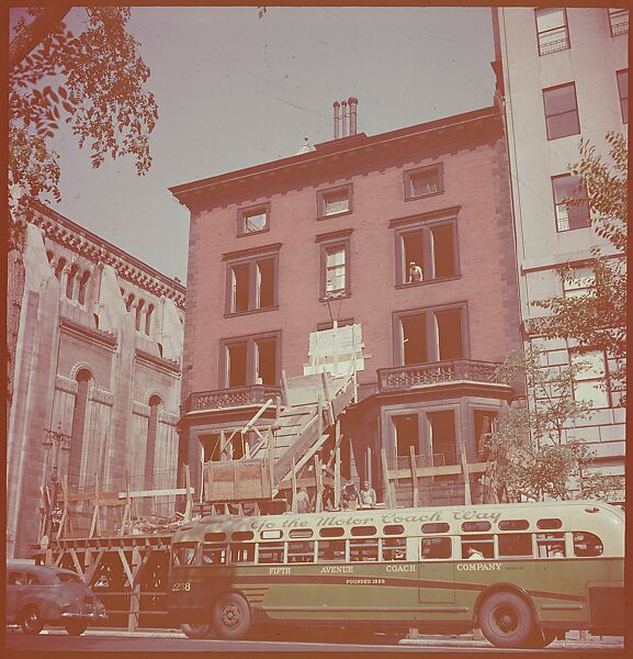 [101 Views and Details of Demolition Sites, New York City, for Fortune Article "The Wreckers"], Walker Evans (American, St. Louis, Missouri 1903–1975 New Haven, Connecticut), Color film transparency