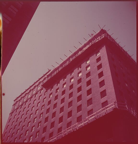 [101 Views and Details of Demolition Sites, New York City, for Fortune Article "The Wreckers"], Walker Evans (American, St. Louis, Missouri 1903–1975 New Haven, Connecticut), Color film transparency