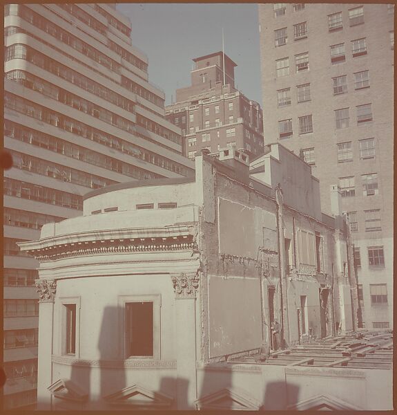 [101 Views and Details of Demolition Sites, New York City, for Fortune Article "The Wreckers"], Walker Evans (American, St. Louis, Missouri 1903–1975 New Haven, Connecticut), Color film transparency