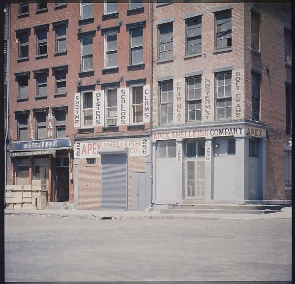 [101 Views and Details of Demolition Sites, New York City, for Fortune Article "The Wreckers"], Walker Evans (American, St. Louis, Missouri 1903–1975 New Haven, Connecticut), Color film transparency