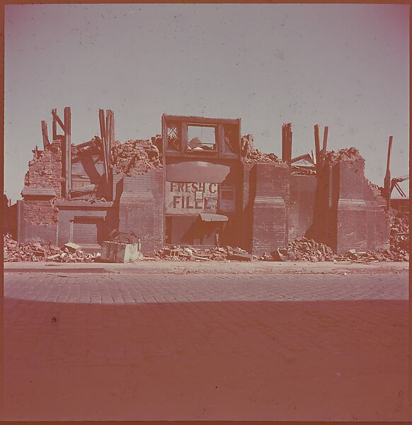 [101 Views and Details of Demolition Sites, New York City, for Fortune Article "The Wreckers"], Walker Evans (American, St. Louis, Missouri 1903–1975 New Haven, Connecticut), Color film transparency