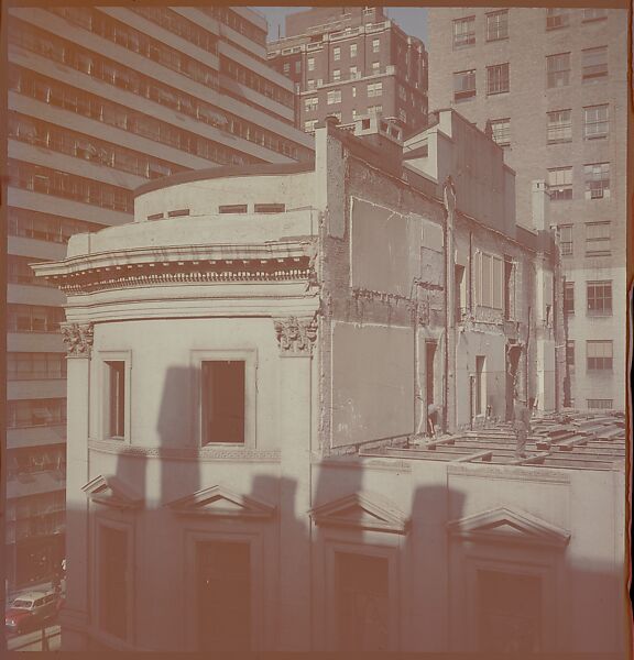 [101 Views and Details of Demolition Sites, New York City, for Fortune Article "The Wreckers"], Walker Evans (American, St. Louis, Missouri 1903–1975 New Haven, Connecticut), Color film transparency