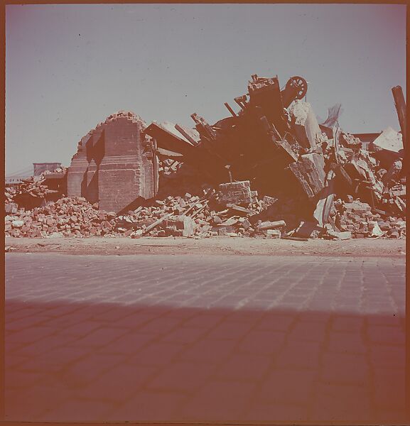[101 Views and Details of Demolition Sites, New York City, for Fortune Article "The Wreckers"], Walker Evans (American, St. Louis, Missouri 1903–1975 New Haven, Connecticut), Color film transparency