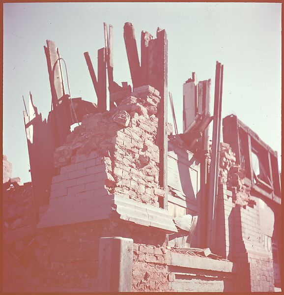 [101 Views and Details of Demolition Sites, New York City, for Fortune Article "The Wreckers"], Walker Evans (American, St. Louis, Missouri 1903–1975 New Haven, Connecticut), Color film transparency
