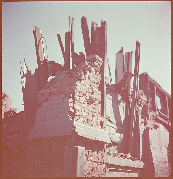 [101 Views and Details of Demolition Sites, New York City, for Fortune Article "The Wreckers"], Walker Evans (American, St. Louis, Missouri 1903–1975 New Haven, Connecticut), Color film transparency