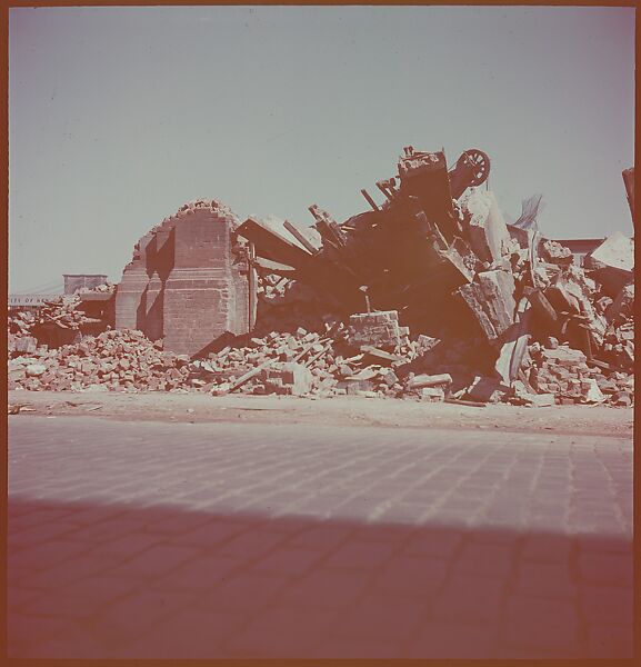 [101 Views and Details of Demolition Sites, New York City, for Fortune Article "The Wreckers"], Walker Evans (American, St. Louis, Missouri 1903–1975 New Haven, Connecticut), Color film transparency