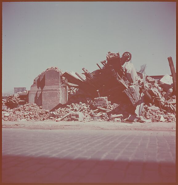 [101 Views and Details of Demolition Sites, New York City, for Fortune Article "The Wreckers"], Walker Evans (American, St. Louis, Missouri 1903–1975 New Haven, Connecticut), Color film transparency